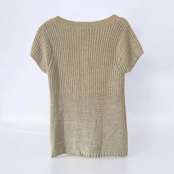 August Silk Knit Button-Front Cardigan – Size M - Picture 6 of 6